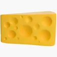 Cheese Wedge Stress Reliever — view 3