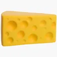 Cheese Wedge Stress Reliever — view 4