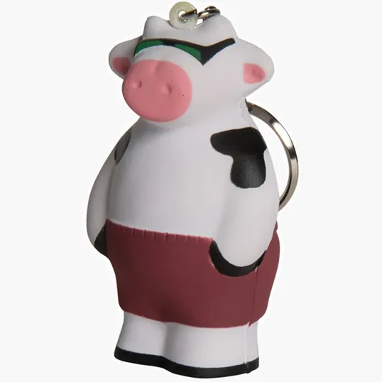 Cool Beach Cow Keyring Stress Reliever — view 2