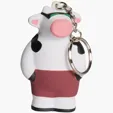 Cool Beach Cow Keyring Stress Reliever — view 3