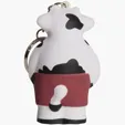 Cool Beach Cow Keyring Stress Reliever — view 4
