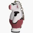 Cool Beach Cow Keyring Stress Reliever — view 5
