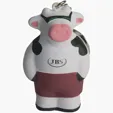 Cool Beach Cow Keyring Stress Reliever