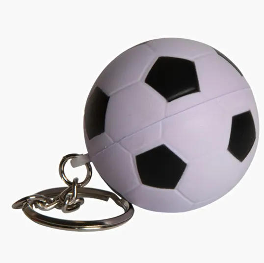 Soccer Ball Keyring Stress Reliever — view 3