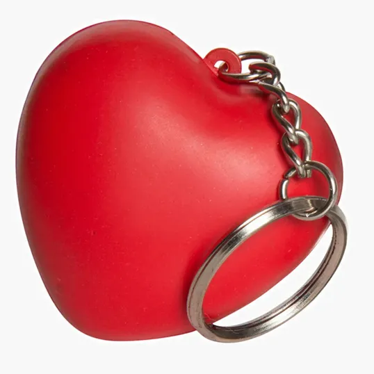 Heart Keyring Stress Reliever — view 2