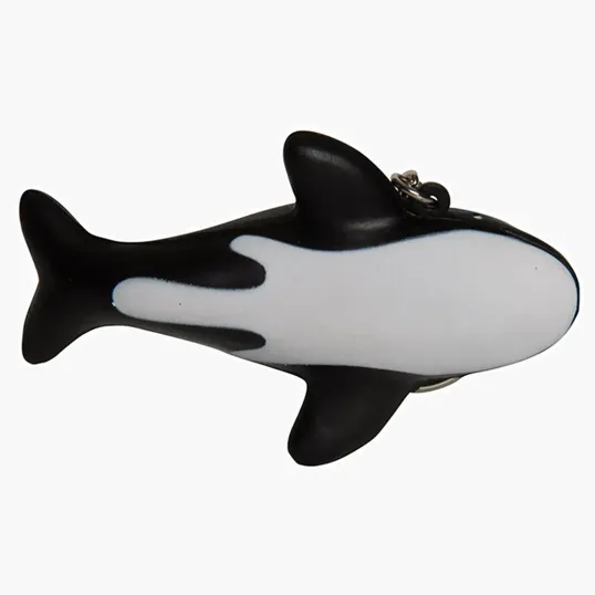 Orca Killer Whale Keyring Stress Reliever — view 5