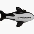 Orca Killer Whale Keyring Stress Reliever — view 2