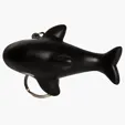 Orca Killer Whale Keyring Stress Reliever — view 4