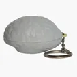 Brain Keyring Stress Reliever — view 2