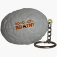Brain Keyring Stress Reliever