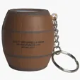 Barrel Keyring Stress Reliever