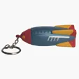 Rocket Keyring Stress Reliever — view 4