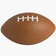5" Football Stress Reliever — view 2