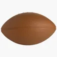5" Football Stress Reliever — view 4