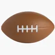 5" Football Stress Reliever — view 5