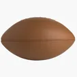 6" Football Stress Reliever — view 3