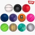 Basketball Stress Reliever, 2.5" Miniature — view 2