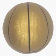 Basketball Stress Reliever, 2.5" Miniature — view 17