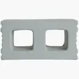 Concrete Block Stress Reliever — view 3