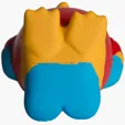 Parrot Stress Reliever, 3" x 4" — view 5