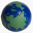 Earth Stress Ball, 2.75" Polyurethane Foam — view 6