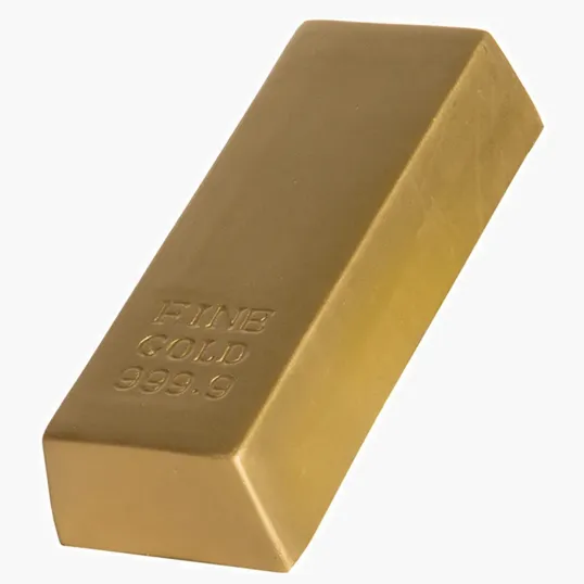 Gold Bar Stress Reliever — view 3