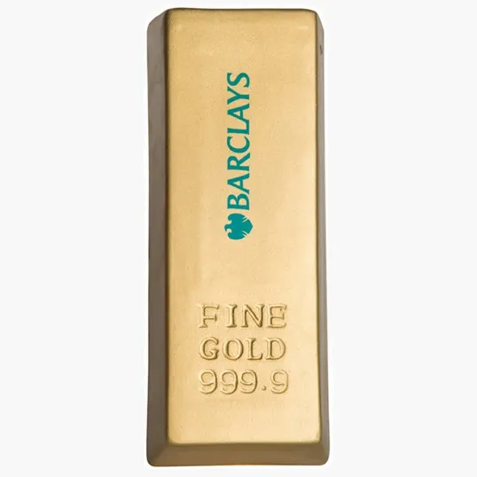 Gold Bar Stress Reliever — view 2