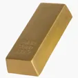Gold Bar Stress Reliever — view 3