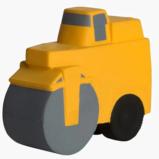 Steamroller-Shaped Polyurethane Foam Stress Reliever — view 2