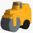 Steamroller-Shaped Polyurethane Foam Stress Reliever — view 2