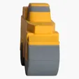 Steamroller-Shaped Polyurethane Foam Stress Reliever — view 3