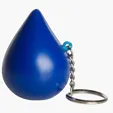 Blue Drop Stress Reliever Keyring — view 2