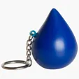 Blue Drop Stress Reliever Keyring — view 3