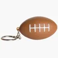 Football Stress Reliever Keyring — view 2