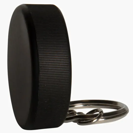 Hockey Puck Keyring Stress Reliever — view 2