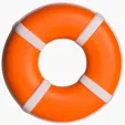 Life Ring Stress Reliever, 3.5" Polyurethane Foam — view 3