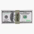 Dollar Bill Stack Stress Reliever