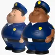 Policeman Stress Reliever — view 2