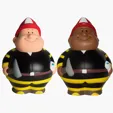 Fireman Bert Stress Reliever — view 2