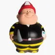 Fireman Bert Stress Reliever — view 3