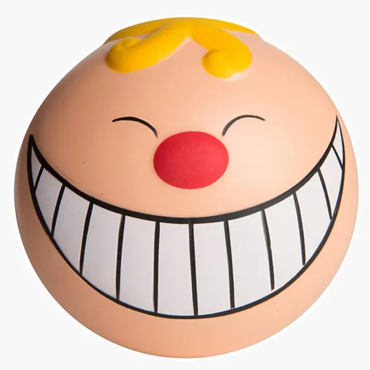 Funny Face with Smile Stress Reliever — view 2