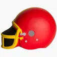 Football Helmet Stress Reliever — view 3