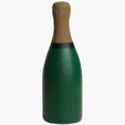 Champagne Bottle Stress Reliever — view 3