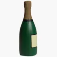 Champagne Bottle Stress Reliever — view 4