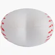 Heart Shaped Baseball Stress Reliever — view 3