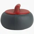Curling Rock Stress Reliever — view 2