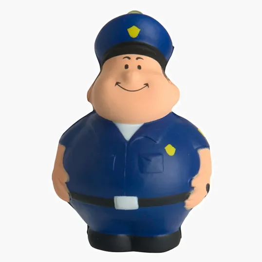 Policeman Bert Stress Reliever Keyring — view 2