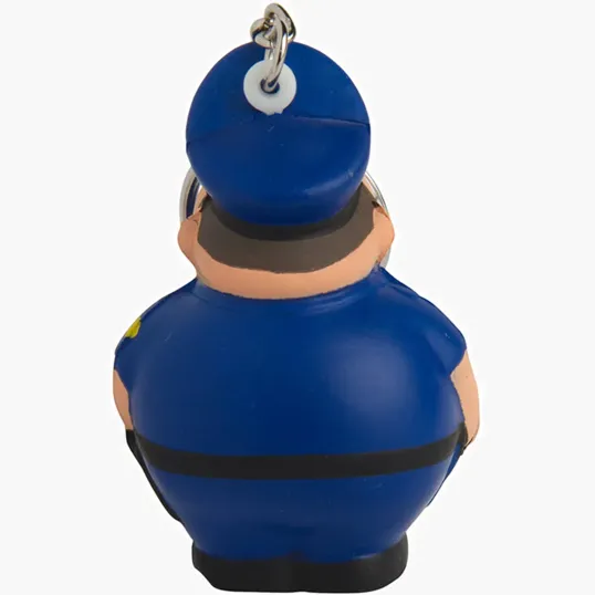 Policeman Bert Stress Reliever Keyring — view 3