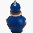 Policeman Bert Stress Reliever Keyring — view 3