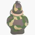 Army Stress Reliever Keyring — view 3